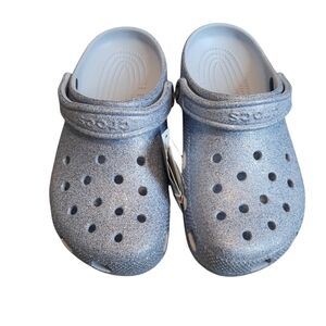 NWT Crocs Youth Glitter